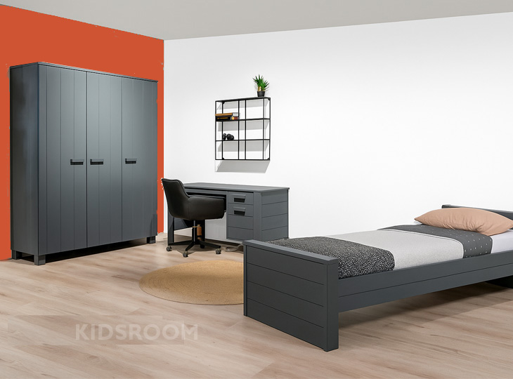 Woood Dennis Tienerkamer | Bruin