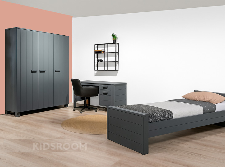Woood Dennis Tienerkamer | OudRoze