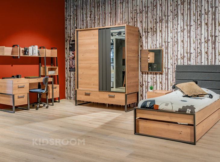 Almila | Irony Tienerkamer | Bruin