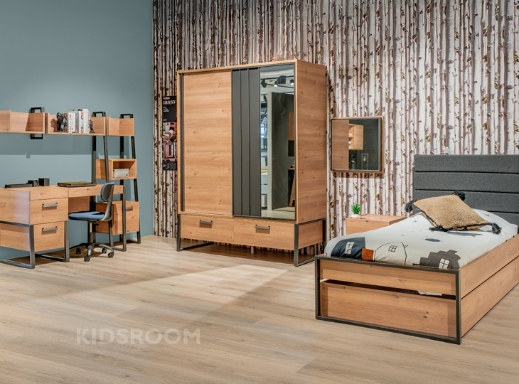 Almila | Irony Tienerkamer | Grijs