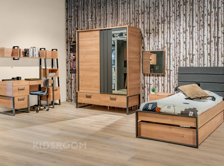 Almila | Irony Tienerkamer | Hout