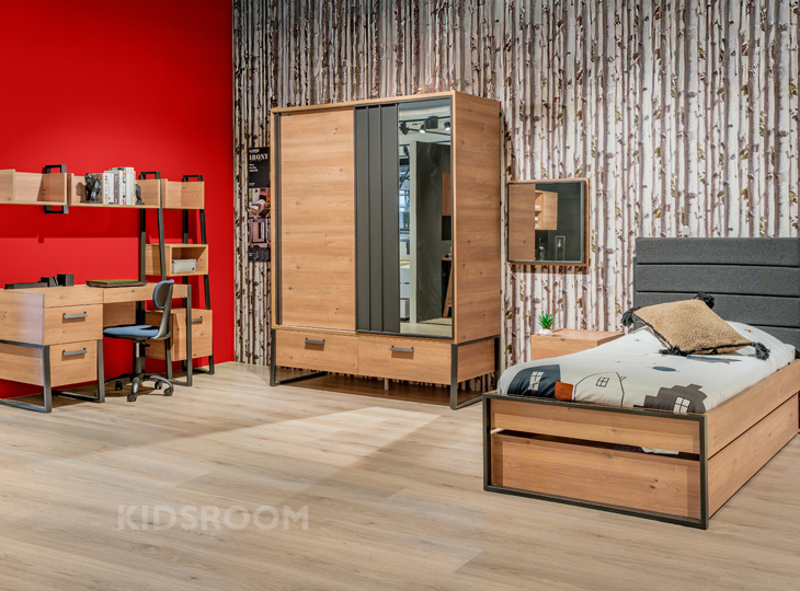 Almila | Irony Tienerkamer | Rood