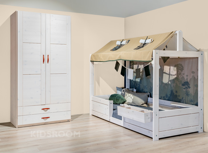Lifetime Kinderkamer | 4-in-1 Bed | 2-Deurskast | Hout