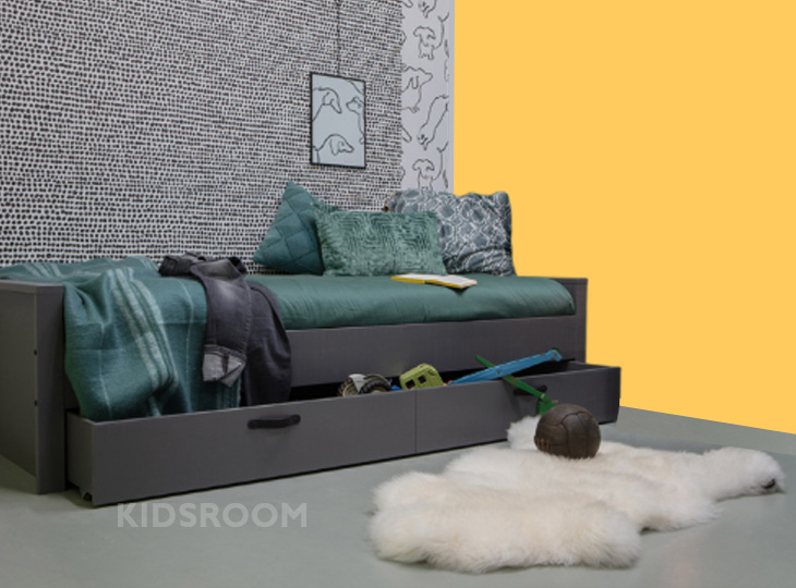 Woood Morris Tienerkamer | Geel