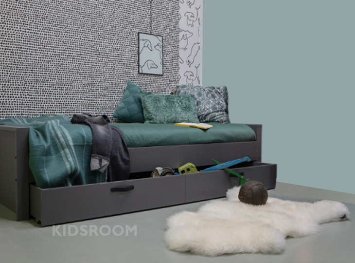 Woood Morris Tienerkamer | Grijs