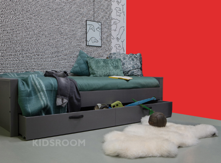 Woood Morris Tienerkamer | Rood