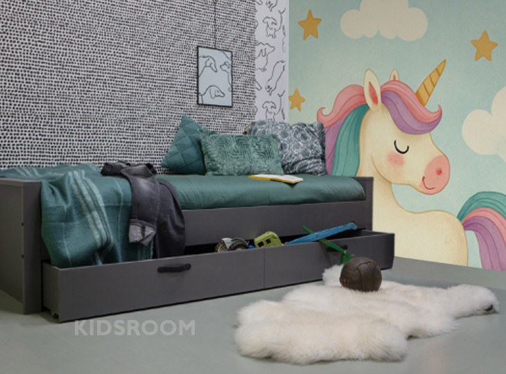 Woood Morris Tienerkamer | Unicorn