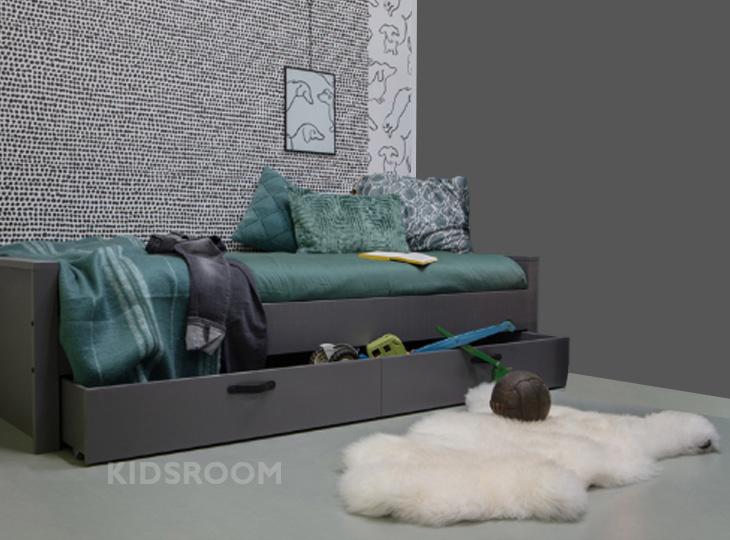 Woood Morris Tienerkamer | Zwart