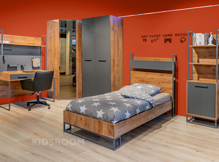 Almila Legend | Walnoot Kinderkamer | Bruin