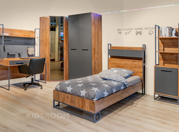 Almila Legend | Walnoot Kinderkamer | Hout