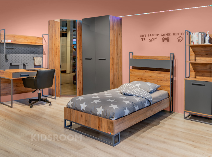 Almila Legend | Walnoot Kinderkamer | OudRoze