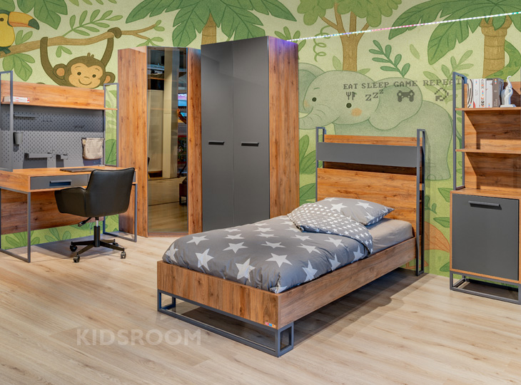 Almila Legend | Walnoot Kinderkamer | Jungle