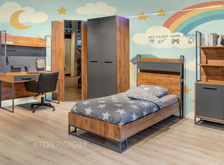 Almila Legend | Walnoot Kinderkamer | Unicorn