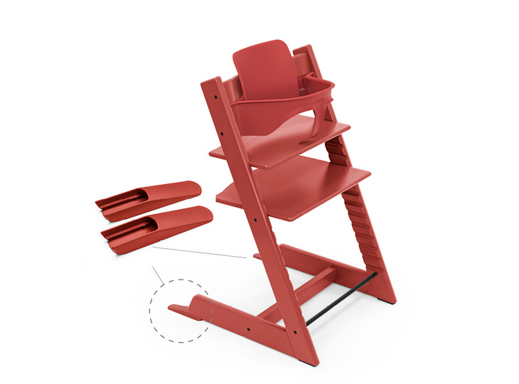 Stokke Tripp Trapp®Babyset Warm Red • Uit voorraad leverbaar • Kidsroom