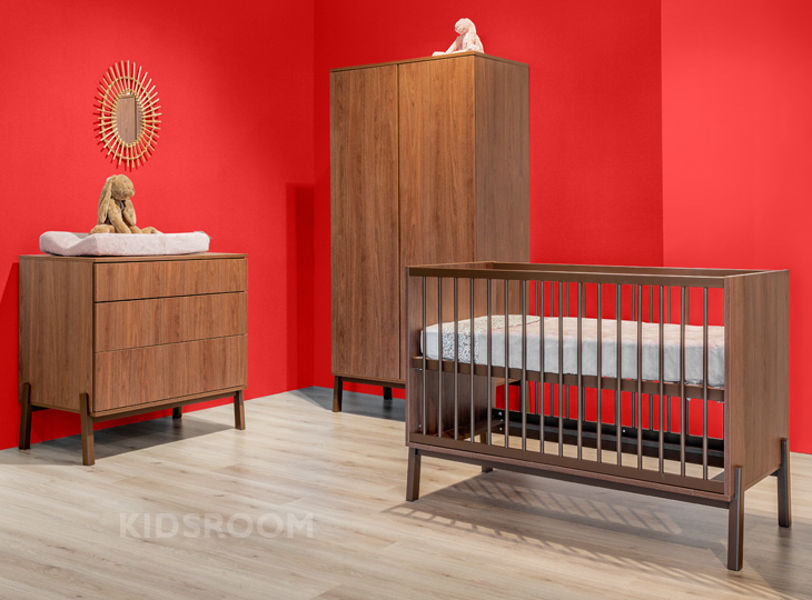 Quax Ashi Chestnut Babykamer | Rood