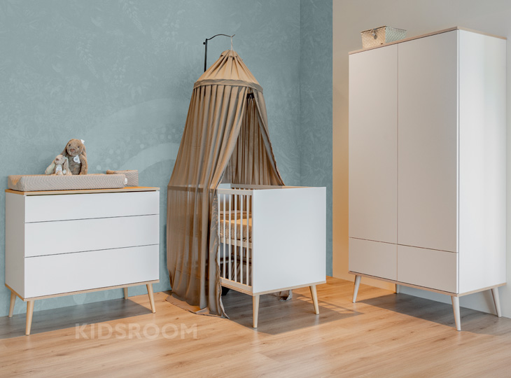 Quax Flow Babykamer | Clay | Grijs