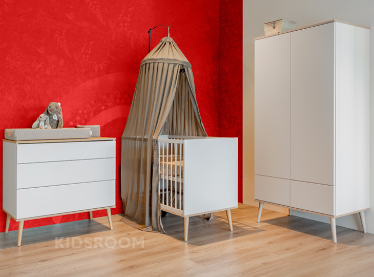 Quax Flow Babykamer | Clay | Rood