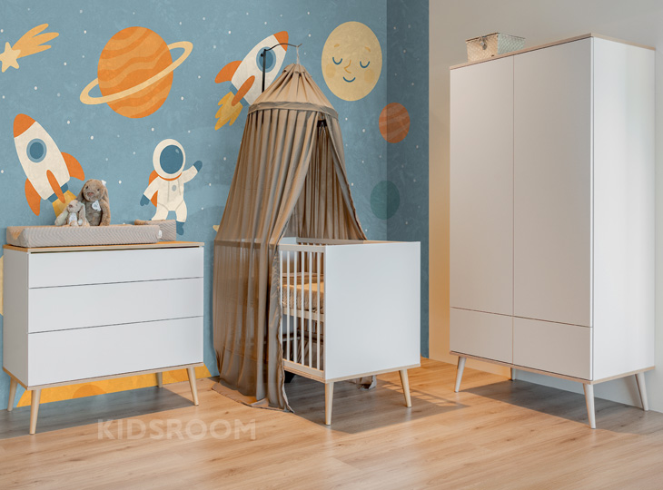 Quax Flow Babykamer | Clay | Ruimtevaart