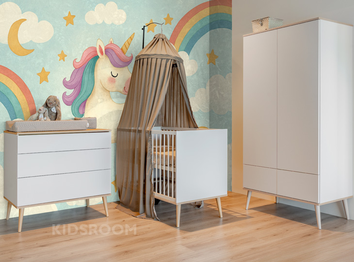 Quax Flow Babykamer | Clay | Unicorn