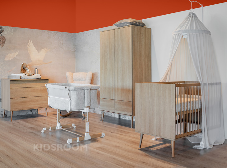 Quax Babykamer Flow HoneyAsh | Bruin