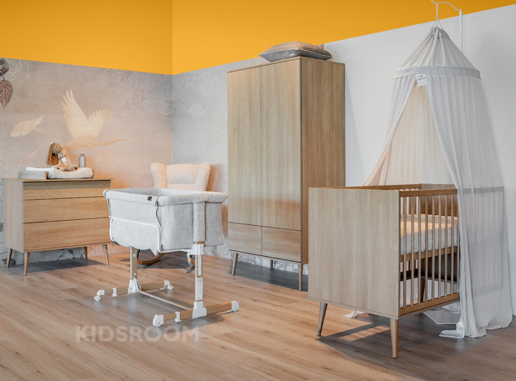 Quax Babykamer Flow HoneyAsh | Goud