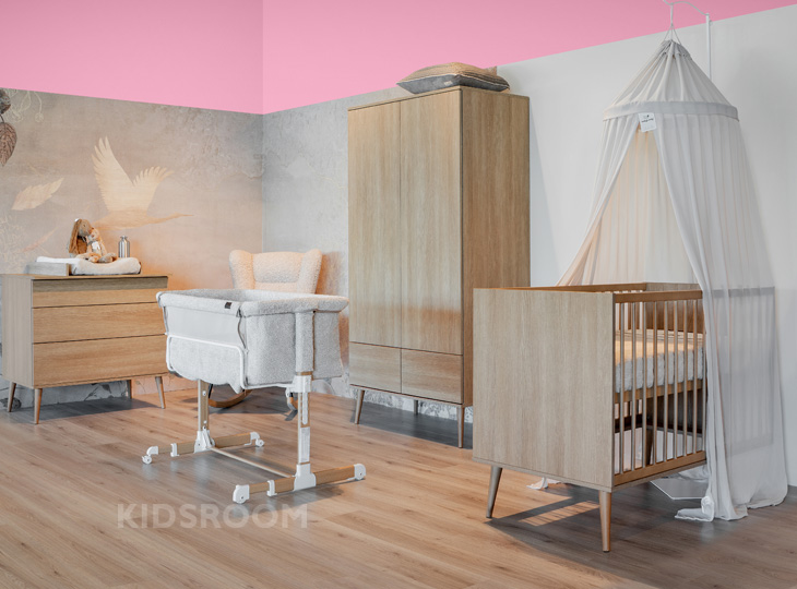 Quax Babykamer Flow HoneyAsh | Roze