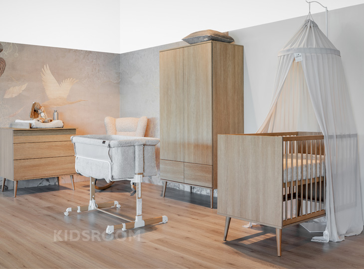 Quax Babykamer Flow HoneyAsh | Wit