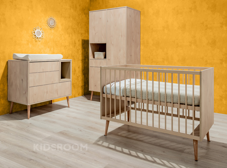 Quax Cocoon Natural Oak | Babykamer | Goud