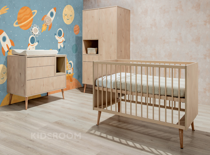 Quax Cocoon Natural Oak | Babykamer | Ruimtevaart