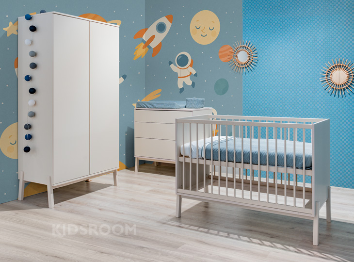 Quax Ashi Clay Babykamer | Ruimtevaart