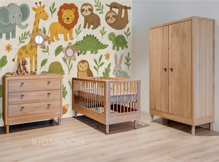 Forrest Massief Eiken Babykamer | Dieren
