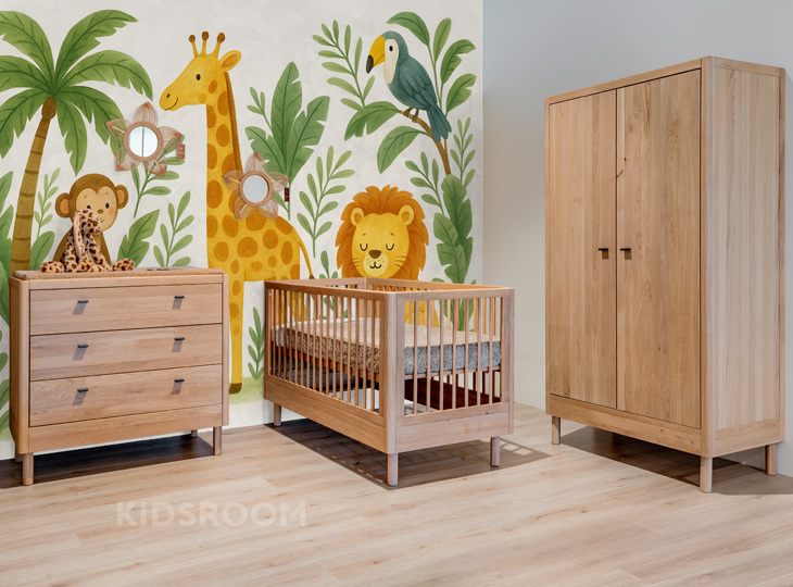 Forrest Massief Eiken Babykamer | Jungle