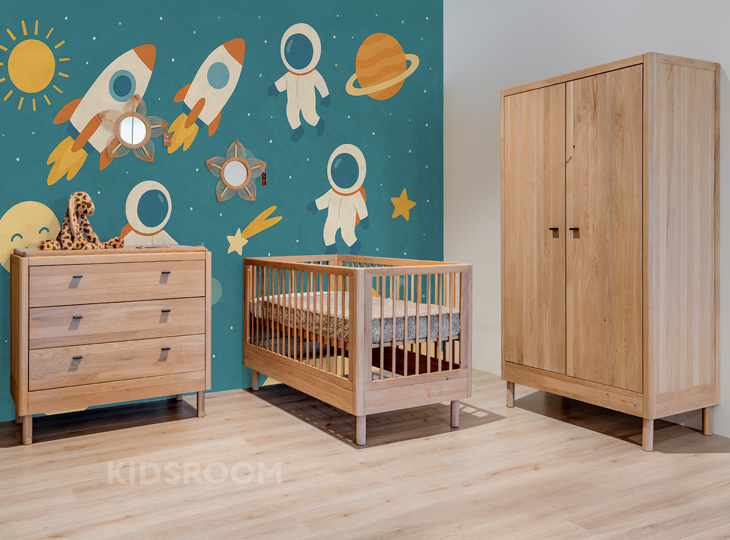 Forrest Massief Eiken Babykamer | Ruimtevaart