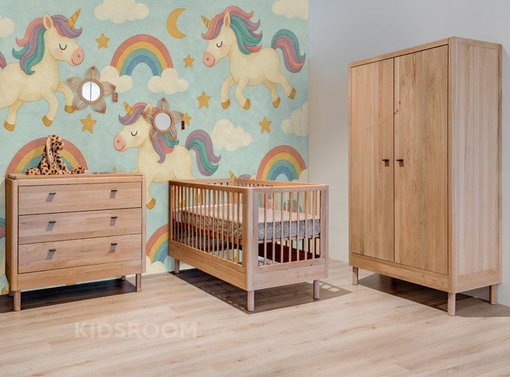Forrest Massief Eiken Babykamer | Unicorn
