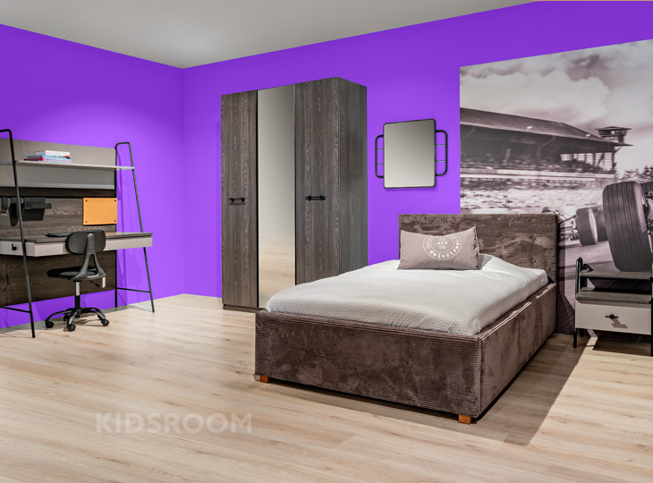 Lima Arwen Bed En Kast | Paars