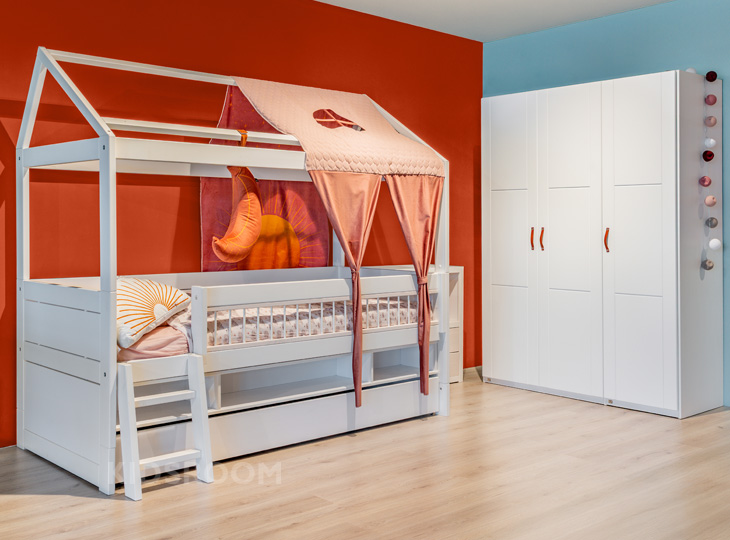 Lifetime Huis-Kajuitbed Kast | Bruin