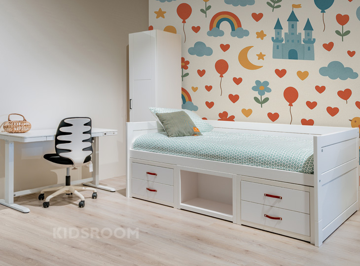 Lifetime Tienerkamer - Kajuitbed 120x200 en Bureau | Disney