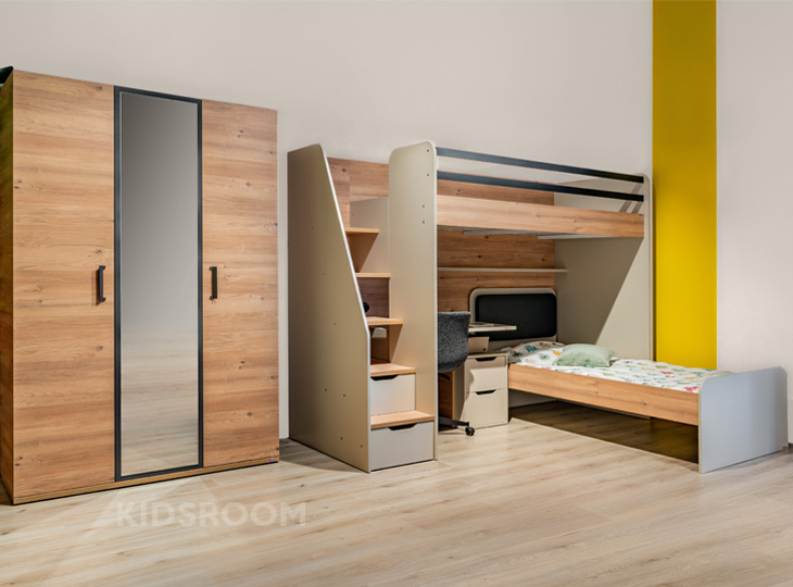 NewOptions Bed En Kast | Beige