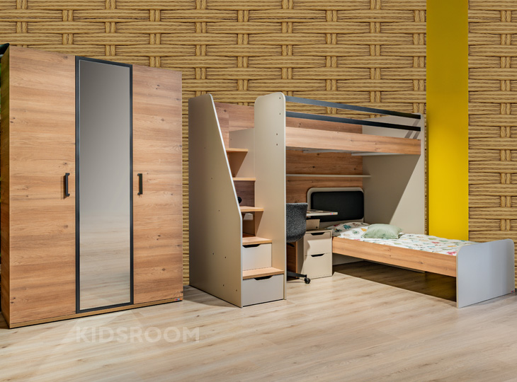 NewOptionsBed Irony Kast | Rotan