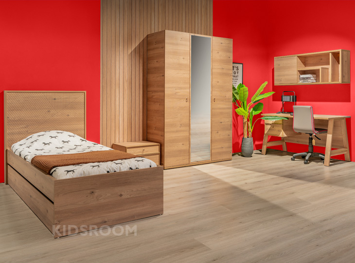 Origami Tienerkamer | Rood