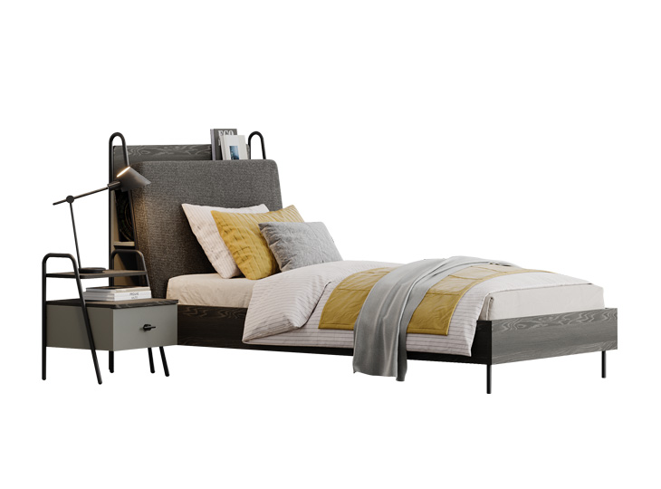Arwen - Bed 90 x 200 en nachtkastje